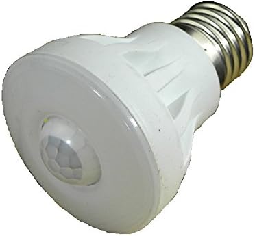 Firstmall E27 220V 3W 5W 7W PIR Infrared Motion Detection Sensor LED Light Bulb Warm White (7W, White)