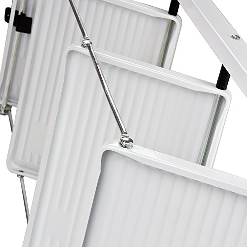 DEMA Stahl Haushaltsleiter Klapptritt 4 Stufen - 7