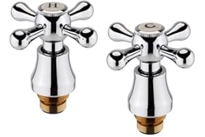 1/2" Traditional Style Tap Conversion Kit by Taps2Traps Hot & Cold Pair
