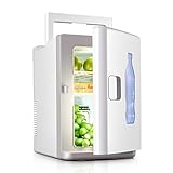 FUN ULTRA-VERSÁTIL + FUNCIONAL: use este mini refrigerador para enfriador / calentador como refrigerador para cerveza y vino, y para almacenar alimentos, bocadillos, bebidas, leche materna, insulina, productos de belleza y cuidado de la piel, y medicamentos