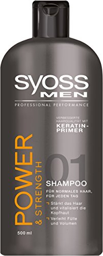 Syoss Men Power Shampoo, 6er Pack (6 x 500 ml)