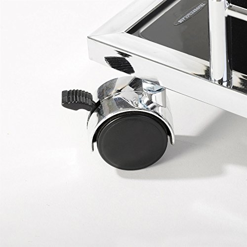 Servierwagen-Beistellwagen-Servicewagen-Teewagen-EVO-in-schwarz-chrom-2-Sicherheitsglasbden