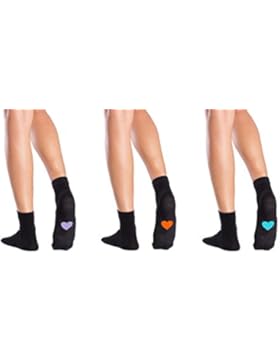 Symbolsocks 3 Paar Socken schwarz mit Motiv, Damen/Herren