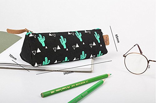 Lumanuby - 1 estuche para l pices de tela moderno y creativo con dise o de cactus y rayas estuche de almacenamiento de gran capacidad para l pices o maquillaje color aleatorio reviews Lumanuby - 1 estuche para l pices de tela moderno y creativo con dise o de cactus y rayas estuche de almacenamiento de gran capacidad para l pices o maquillaje color aleatorio