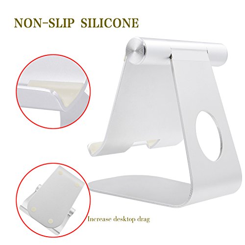 Hekunyao 270°Grad Multi-Winkel Verstellbare Aluminium Handy & Tablet Ständer Vorder Leser für Tablet PC, E-Reader, Smartphones,iPhone, iPad - 3
