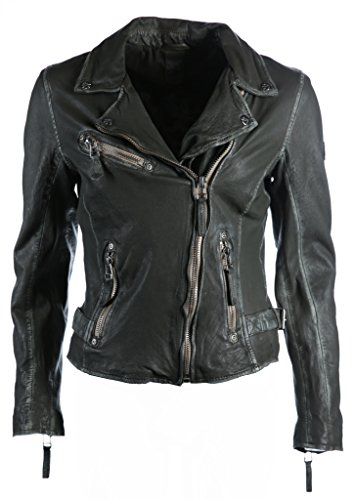 Preisvergleich Produktbild Gipsy Damen Lederjacke Perfecto Größe L Grün (grün)