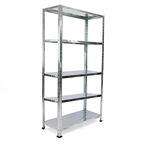 Preisvergleich Produktbild Tolsen - Werkstattregal Tragkraft Steckregal Lagerregal Metallregale mit 5 Fachböden 86x30x167cm