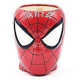 BonZeaL Spiderman Mug Ceramic Coffee Mugs Superhero Tea Cups Birthday Gifts for Boyfriend Kids Brother Friend Father Husband Gift for Him Son Boys Children 450ML