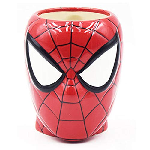 BonZeaL Spiderman Mug Ceramic Coffee Mugs Superhero Tea Cups Birthday Gifts for Boyfriend Kids Brother Friend Father Husband Gift for Him Son Boys Children 450ML