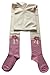 Weri Spezials Baby and Children Tights, Wonderful Bow, Pink , Size: 9-10 years (134/146)