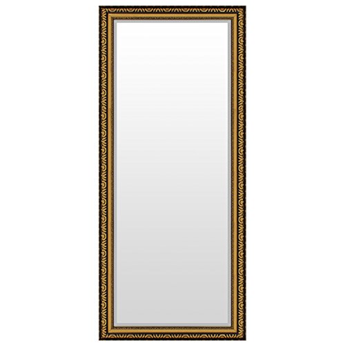 WOHAGA® Spiegel mit Facettenschliff 170x70cm Wandspiegel Flurspiegel Garderobenspiegel Wohnzimmerspiegel Gold - 2