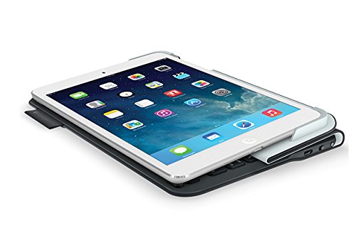 Logitech Ultrathin Keyboard Folio Cover with Integrated Bluetooth Keyboard (Black) for iPad mini, QWERTZ, DE - 3