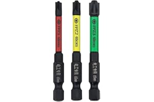 CNANRNANC Juego de 3 puntas de destornillador de 65 mm, 110 mm, magnéticas para electricistas FPZ1-3