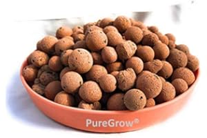 Mokuzai Expanded Clay Pebbles: Horticultural Hydroponic PureGrow® LECA Lightweight Aggregate Pellet Balls - 3 Litres