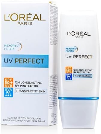 L'Oreal - Dermo-Expertise UV Perfect Long Lasting UVA/UVB Protector SPF50 PA+++ - #Transparent Skin - 30ml/1oz
