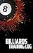 Produktbild Billiards Training Log: Notebook of Pool Table Diagrams For Practice and Drills