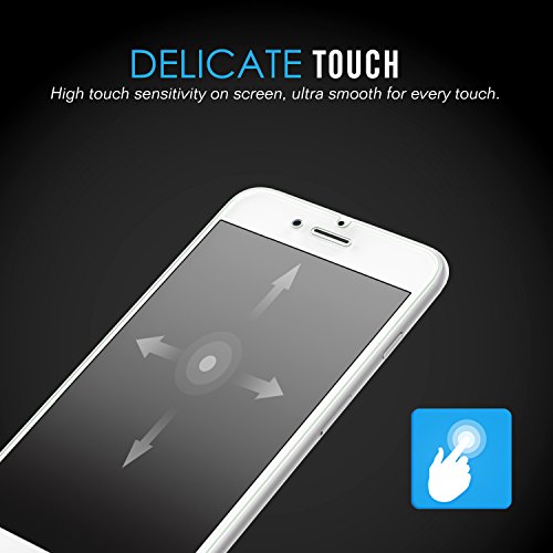 MoKo Folie für iPhone 6 – Klar HD 9H Panzerglas Hartglas Glas Display Schutzfolie Displayschutzfolie Displayschutz Glass Screen Protector für Apple iPhone 6 / 6s 4.7 Zoll Smartphone, Transparent - 4