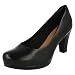 Produktbild Clarks Damen Modern-Elegant Clarks Chorus Chic Leder Halbschuhe In Schwarz Größe 37