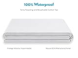 Uniento® Matratzenschoner Wasserdicht Garantie Wasserundurchlässige Matratzenauflage atmungsaktive Kopfkissenschoner in verschiedenen Größen 140x200cm baumwolle Original OEKO-TEX® - 2