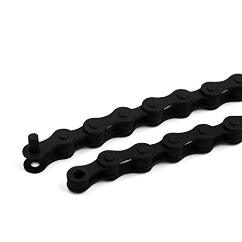 sourcingmap 122cm Länge 96Verknüpfung Geschwindigkeit Fahrrad Radfahren Metall Kette Schwarz