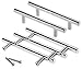 Produktbild 96–160 mm Schlafzimmer Küche Möbel Schrank Tür T Bar Griff mit Schrauben.