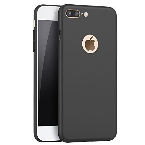 Negro Ultra-delgado Funda Case Cover y Protector de Pantalla Para Apple iPhone 7 Plus 5 5 pulgadas Vooway   MS70196