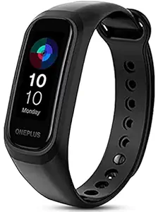 Sounce Black Adjustable Band Strap Compatible for Oneplus Smart Band & Oppo Smart Band