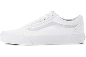 Vans - Unisex-Adult Old Skool Shoes True White Size: 12 Women/10.5 Men