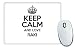 Produktbild Schwarz Keep Calm und Love Raki Mauspad TXT 2874
