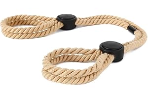 COOFINE Adjustable Rope Bracelets Anklets for Women Rope Body Chains Cool Handcuff Bracelets Non-Piercing Body Jewelry Gift