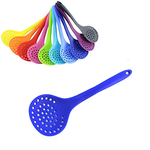 Schaumlöffel 31 cm, dunkelblau, Kochblume Edition, Silikon