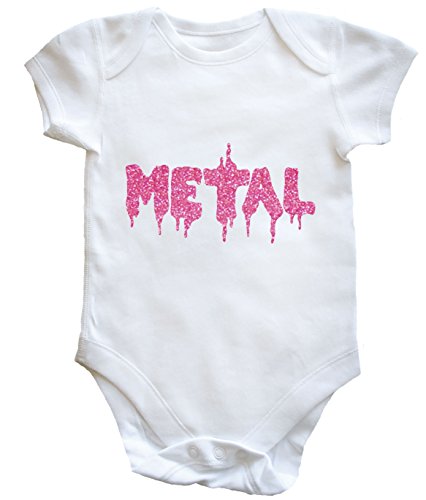 HippoWarehouse - METAL GLITTER baby vest boys girls