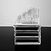 Apgstore Cosmetic Organizer Clear Acrylic Makeup Drawers Holder Case Box Jewelry Storage