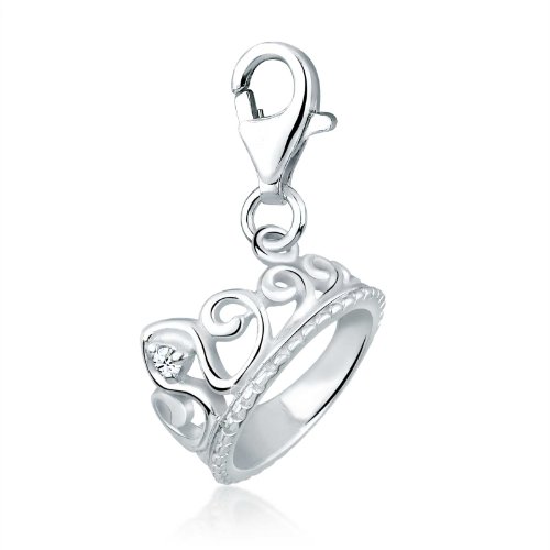 Elli-Damen-Charm-Krone-925-Sterling-Silber-Swarovski-Kristall-Brillantschliff-wei-402171712