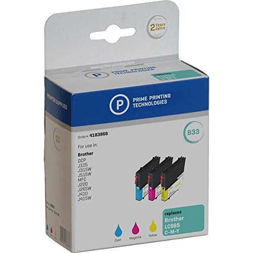 Pelikan 605814 - Tintenpatrone schwarz, gelb, magenta, cyan