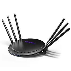 WAVLINK AC2100 Wireless Dual-Band Smart Wi-Fi Gigabit Router with Touchlink,High Power Antennas for Wide Coverage(2.4GHz & 5GHz up to 2100 Mbps), Parental Control&QoS, Home & Office Wireless Router