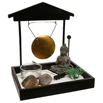 Atmosphera Coffret Jardin Zen Bouddha Sur Plateau
