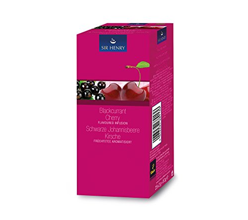 Preisvergleich Produktbild TCHIBOKAFFEE 475826 Früchtetee aromatisiert Schwarze- Johannisbeere-Kirsche-Geschmack