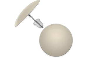 SOULCATS Soul-Cats® Un paio di graziosi orecchini a bottone in acrilico con spilla in acciaio inossidabile, rotondi