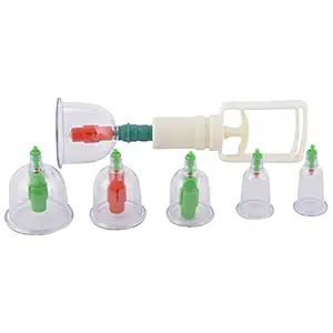 ANCS Hijjama Vacumm Cupping Set 6 Cups, Hijjama, cupping therapy cups set