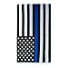 Produktbild 90 X 150 Cm USA Police Thin Blue Line Flag Memorial Law Enforcement Tüllen