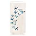 Produktbild KSHOP Schutzhülle TPU Silikon Hülle für Sony Xperia X HandyHülle Etui Schale Schutzhülle Case Cover Tasche schlank kratzfeste - Blue Butterfly Schmetterling