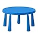 Produktbild Unbekannt IKEA MAMMUT Kindertisch in blau; für drinnen und draußen; (85cm)