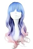 Beauty Smooth Hair Frauen Lang Wellig Harajuku Style Cosplay...
