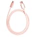 Produktbild LUFA 1.8M USB-C USB-A-2.0-Datenkabel-Adapter USB-C-Kabel für Handys Rose Gold&1.8m