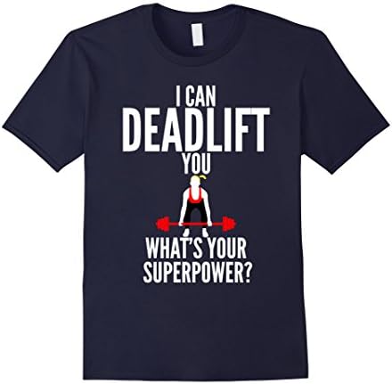 Men's I Can Deadlift You Fitness Gym T-Shirt XL Navy