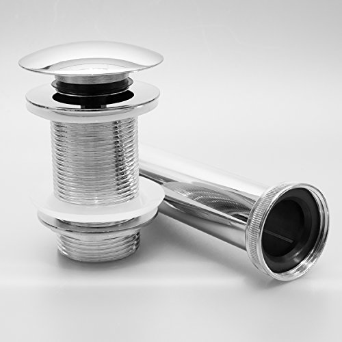 NEG Design Ablaufventil NX1066 Pop-Up-Ventil für Waschbecken ohne Überlauf (mit Schutzkorb) - 4