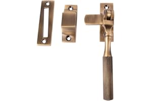 SD HARDWARE Dart Knurled Casement Fastener - Antique Brass