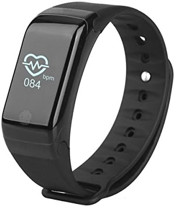 Smart Sport bracelet with Heart Rate Monitor, Sprots Activity Bracelet Smart Watch Pedometer, Smart Bracelet Fitness Tracker Smart Bluetooth Connection Blood pressure Monitor apply for IOS, Android (Black)