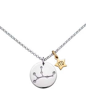 Jungfrau Halskette Sternzeichen Sternbild–Silber 925/00–Länge 45cm–www.diamants-perles.com